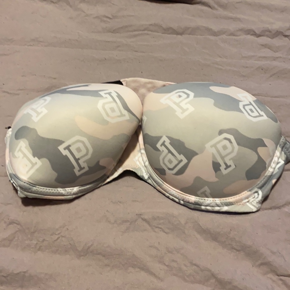 PINK strapless bra, 34B, push up bra